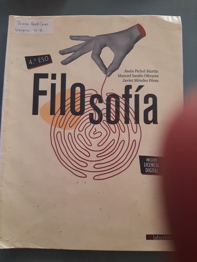 Libro filosofía 4 eso