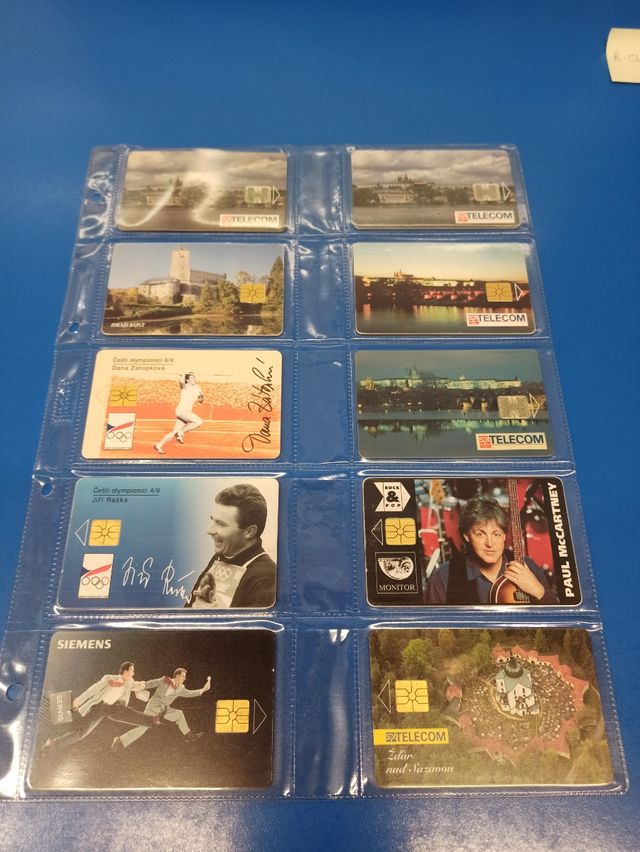 R Schede telefoniche ceche