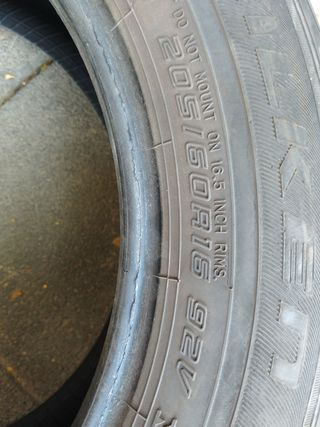 Neumáticos 205/60 R16 usados