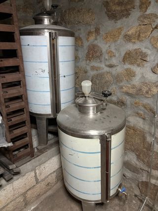 2 depósitos acero inoxidable