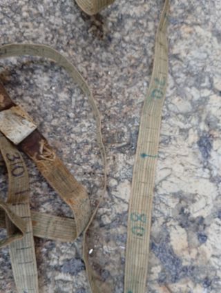 Cinta métrica antigua