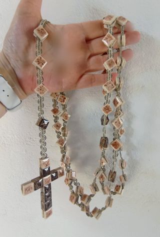 Gran ROSARIO cerámica decorativo vintage