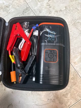 Compresor Arrancador Coche 2000mAh