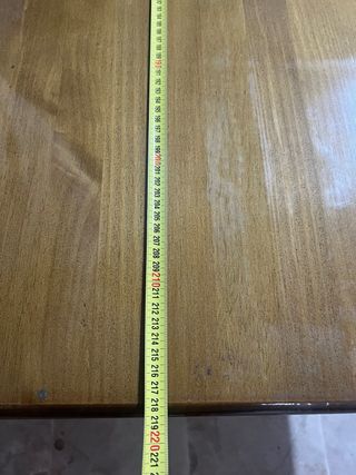 Mesa madera maciza extensible 140-220cm