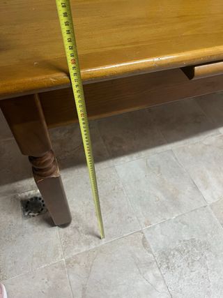 Mesa madera maciza extensible 140-220cm