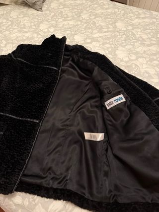 Chaquetón borreguillo negro