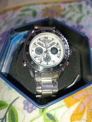 Reloj Martyn Line - Cronógrafo plateado