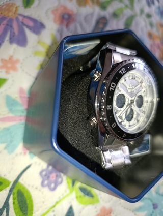 Reloj Martyn Line - Cronógrafo plateado