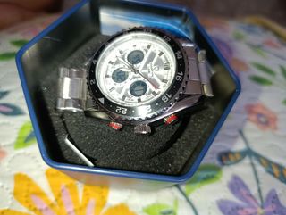 Reloj Martyn Line - Cronógrafo plateado
