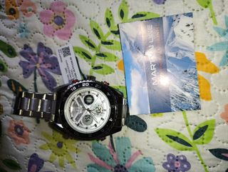 Reloj Martyn Line - Cronógrafo plateado