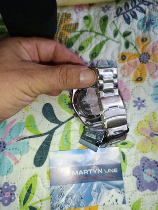 Reloj Martyn Line - Cronógrafo plateado