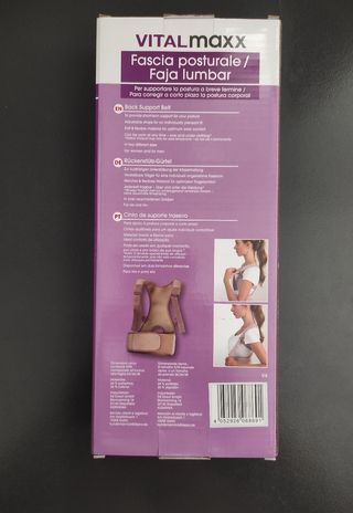 Faja lumbar VitalMaxx S/M