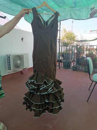 Traje Flamenca marrón