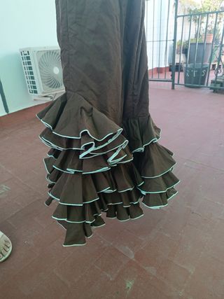 Traje Flamenca marrón