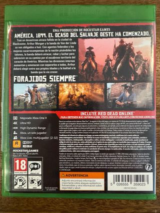Red Dead Redemption 2 Xbox One