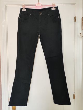 Pantalones Benetton negros - Talla 42