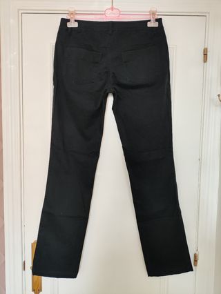 Pantalones Benetton negros - Talla 42