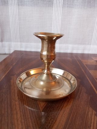 Palmatoria antigua dorada