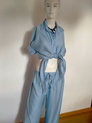 Conjunto pijama azul