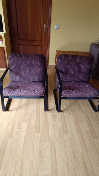 2 Butacas Marrón oscuro (las 2 incluidas en el €)