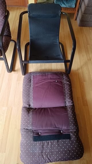 2 Butacas Marrón oscuro (las 2 incluidas en el €)