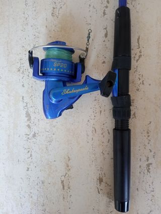 Caña pesca Shakespeare Combo 1937. Carrete SP20