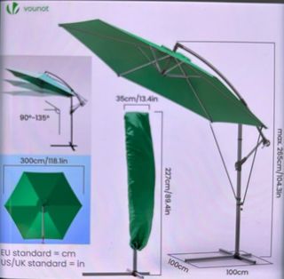 Sombrilla terraza - Verde