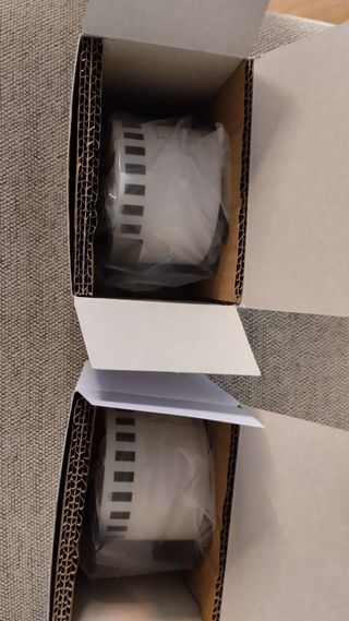 2 Rollos Etiquetas Térmicas LBDK-22223