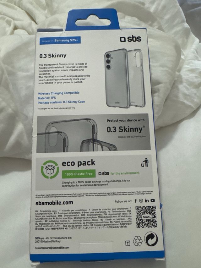 Custodia SBS Samsung S25+ Trasparente