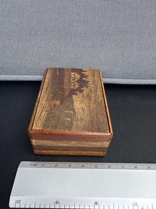 Cajita Artesanal Madera - Estilo Oriental