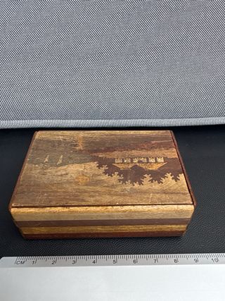 Cajita Artesanal Madera - Estilo Oriental