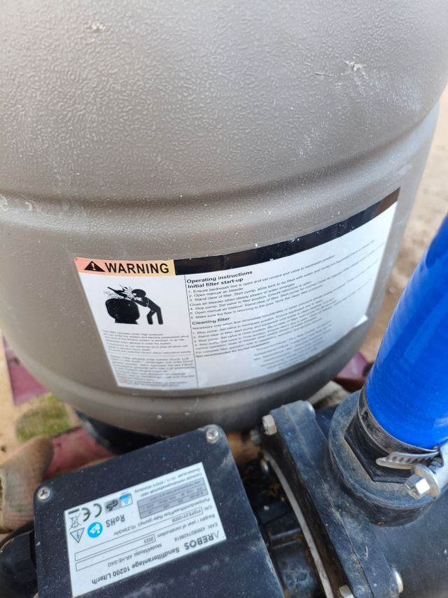 Depuradora piscina AREBOS