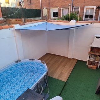 Piscina desmontable escalera y cubre piscina