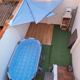 Piscina desmontable escalera y cubre piscina