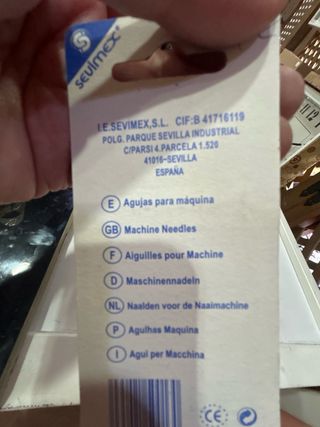 lote 30 Agujas para maquina coser 130/705 H n*80