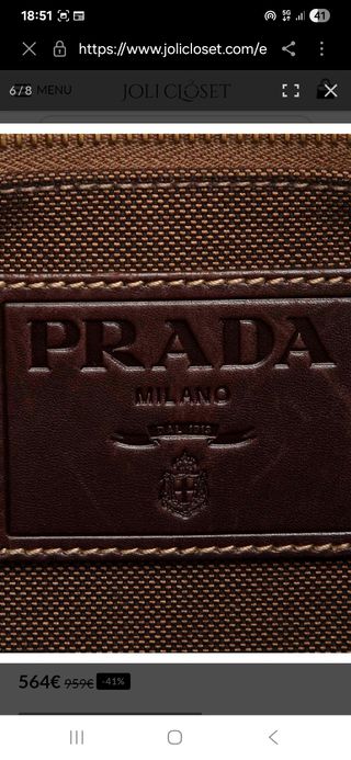Bolso Prada Marrón