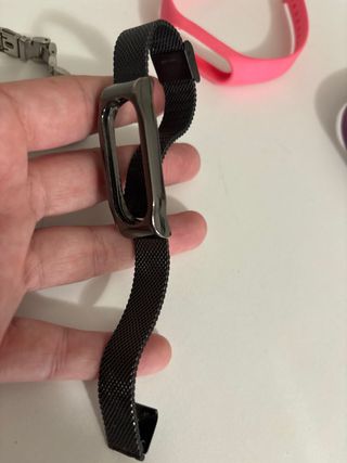 Correas Xiaomi Mi Band - Rosa,Morado, plata,metáli