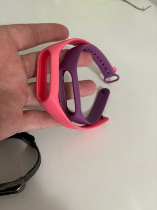 Correas Xiaomi Mi Band - Rosa,Morado, plata,metáli