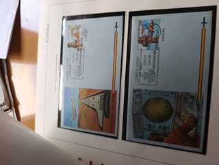 Sellos España 1979-1984. Hojas de lujo Edilfil.