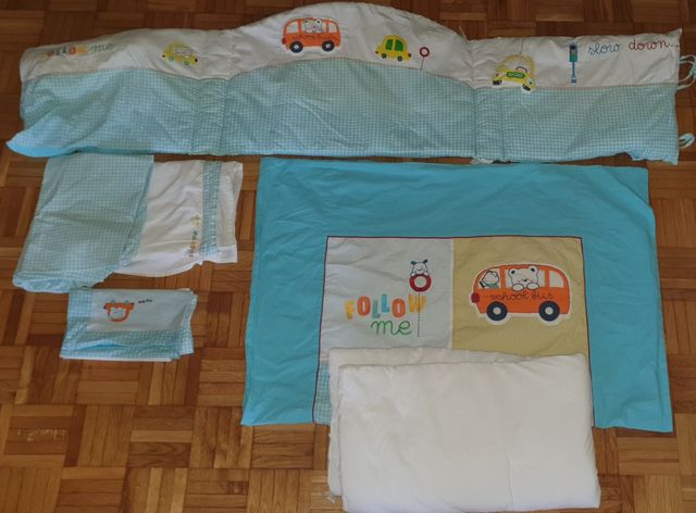 Ropa cuna bebé - coches