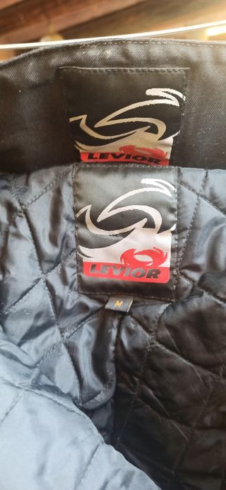 Chaqueta y pantalón para moto Levior | Azul-Negro
