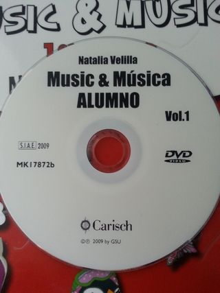 Libro+CD Música y Music 1o Primaria