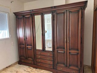 Armario madera maciza 6 puertas