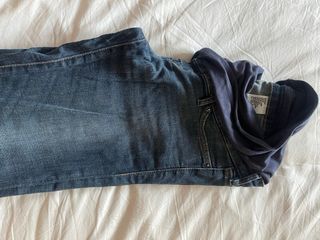 Pantalones premamá tiro alto 36