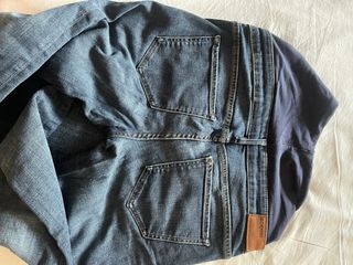 Pantalones premamá tiro alto 36
