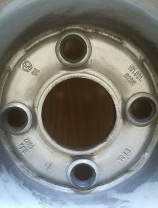 4 tapas llantas VW retro tapabujes ref. 191601149G