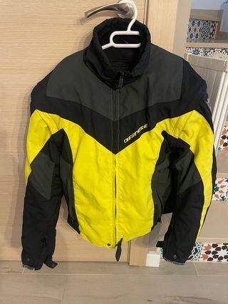 Chaqueta moto Dainese amarilla-negra