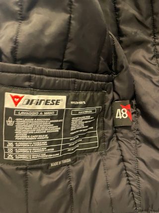 Chaqueta moto Dainese amarilla-negra