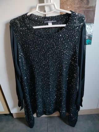 Blusa negra fiesta ✨