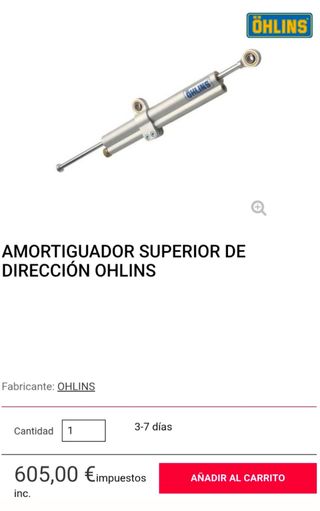 Amortiguador OHLINS de dirección ORIGINAL